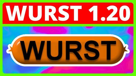 Wurst 1.20.1 download 1, as well as snapshots 22w19a, 22w18a and 22w17a